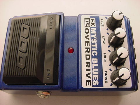 DOD FX102 Mystic Blues Overdrive - Click Image to Close