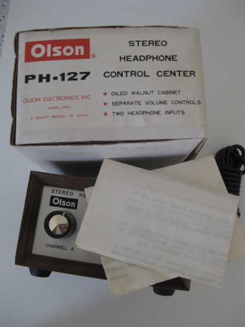 Olson Stereo Headphone Control Center - Click Image to Close